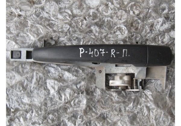 Ручка зовнішня правої передньої / задньої дверки Peugeot 407, 9653401580